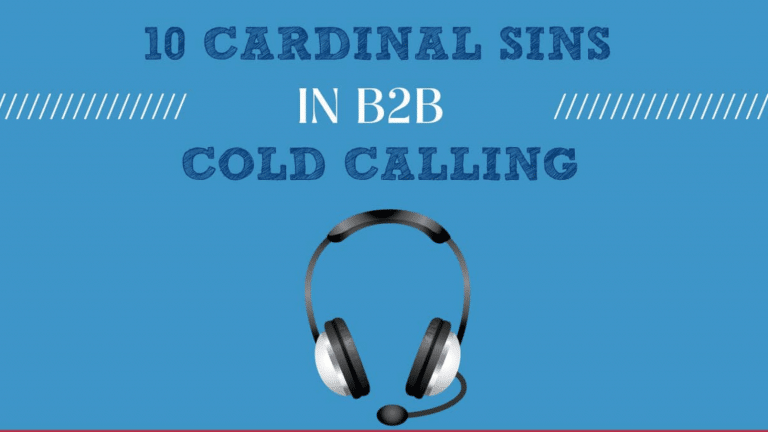10 cardinal sins in b2b cold calling
