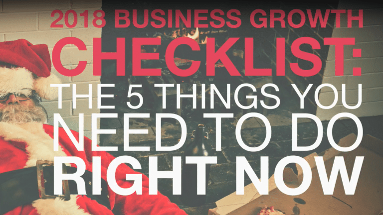 2018 checklist 5 things to right now